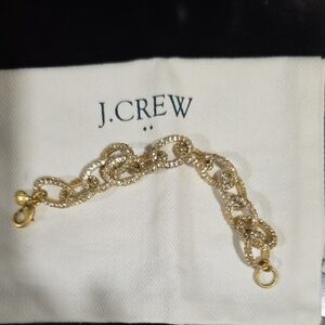 J. Crew Gold and Silver Chain Bracelet